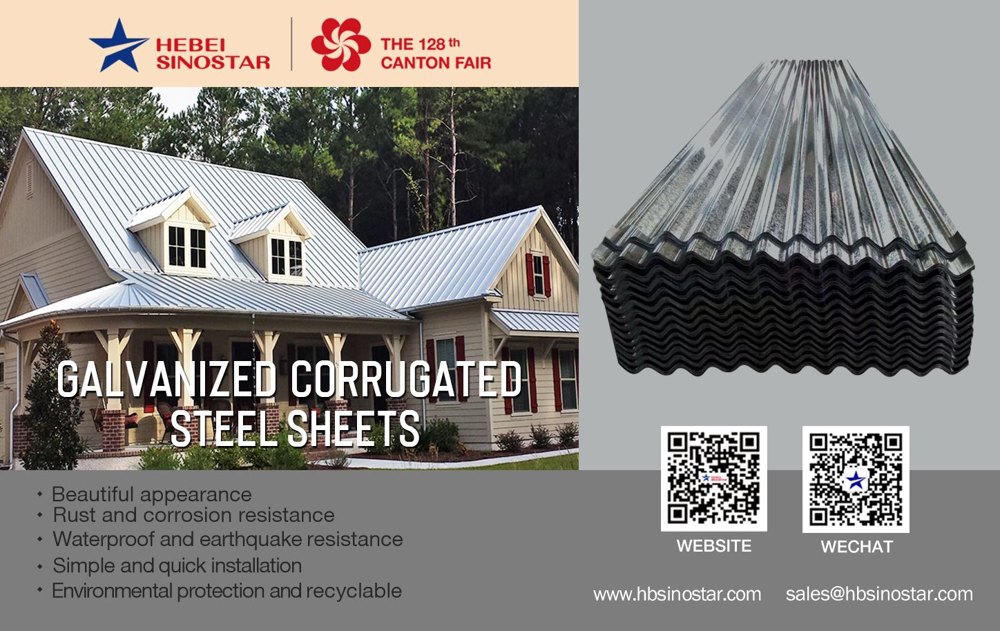 galvanized steel corrugated roof-panel Hebei Sinostar-5 galvanized steel corrugated roof-panel Hebei Sinostar-5