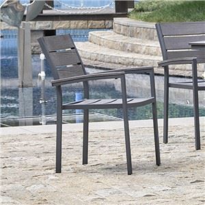 Vonkajší kovový patio stôl a stoličky